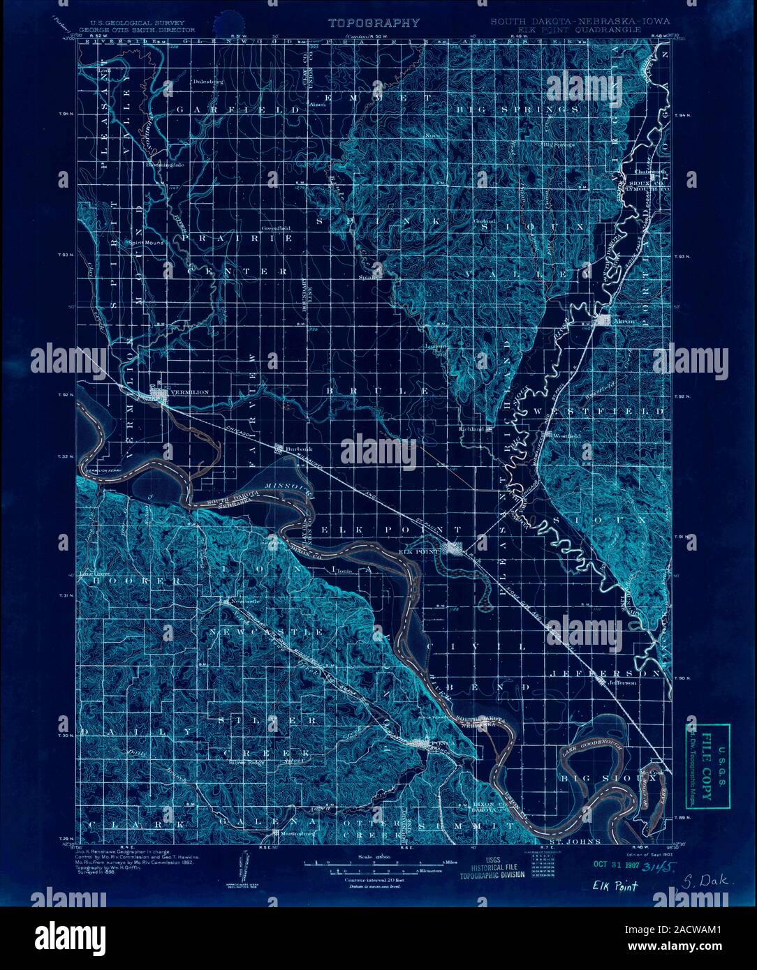 Map of elk point hires stock photography and images Alamy
