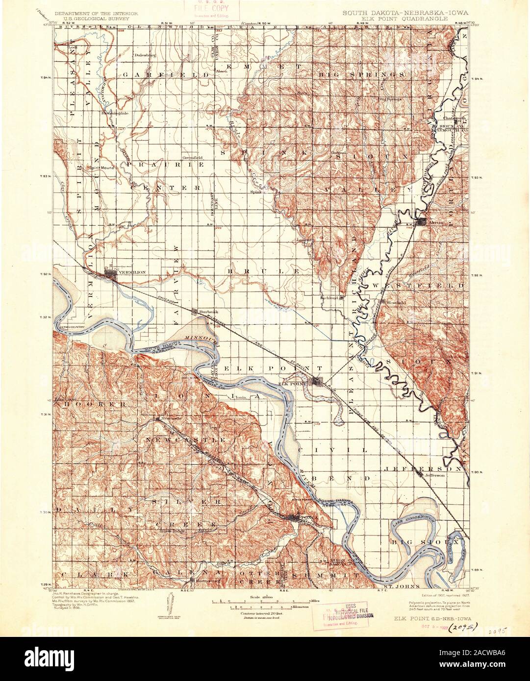 Map of elk point hires stock photography and images Alamy