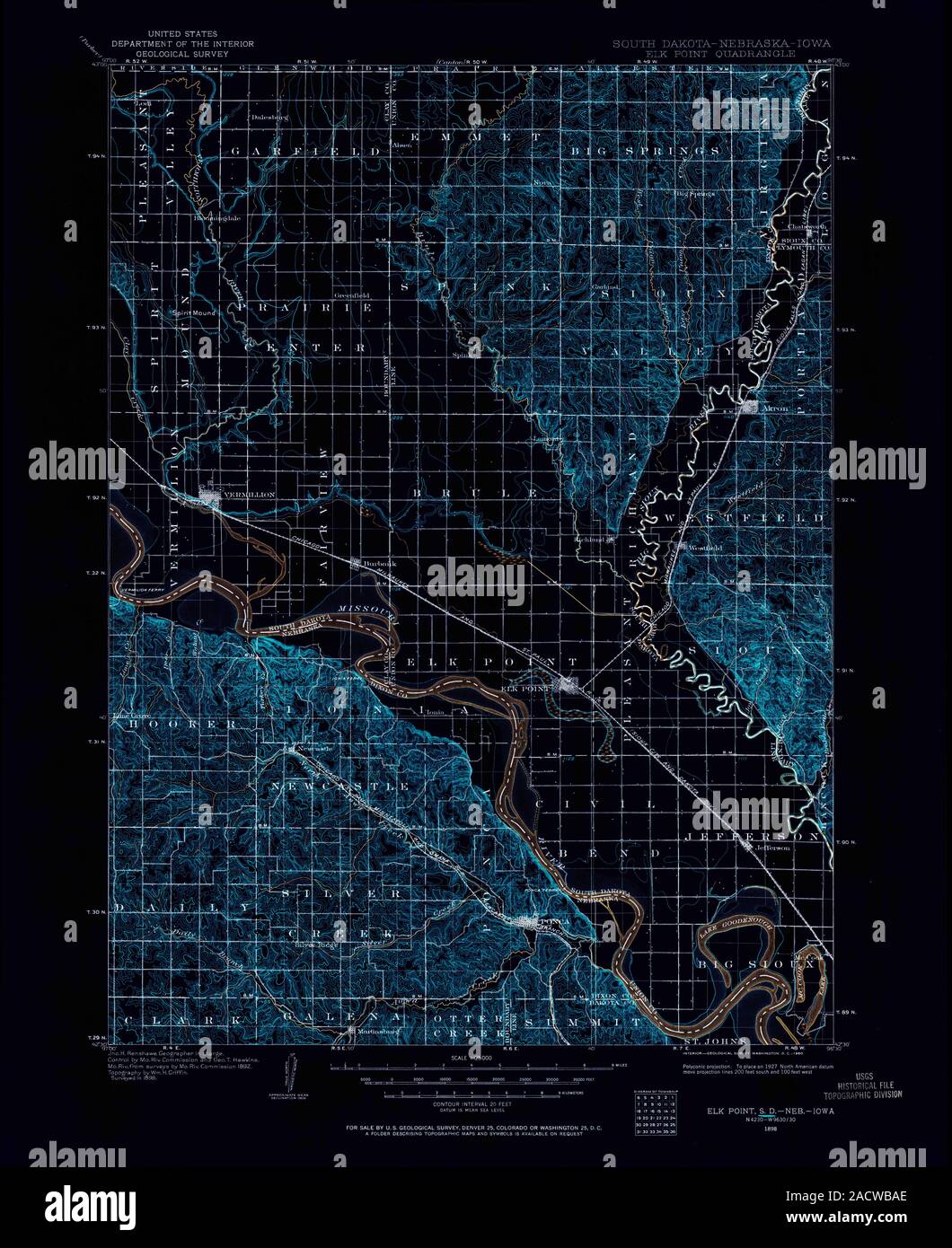 Map of elk point hires stock photography and images Alamy