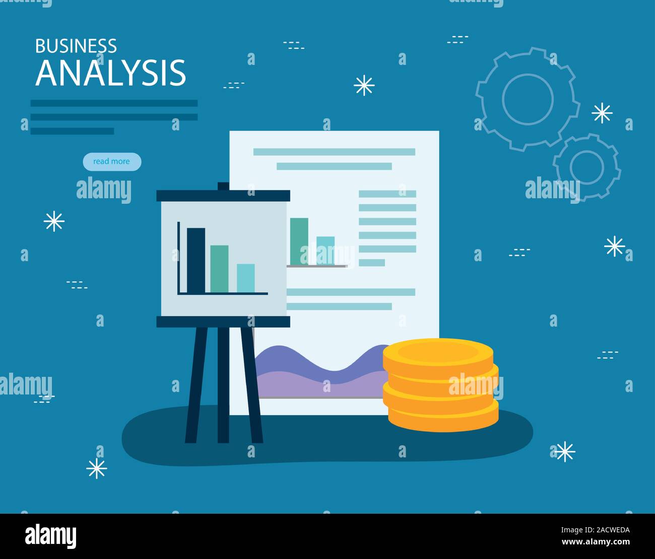 Business analysis statistics vector design Stock Vector Image & Art - Alamy
