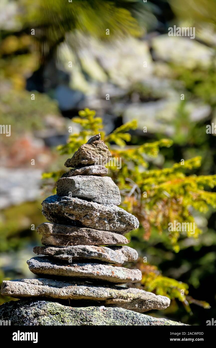 Stones stacked on top of each other Stock Photo - Alamy