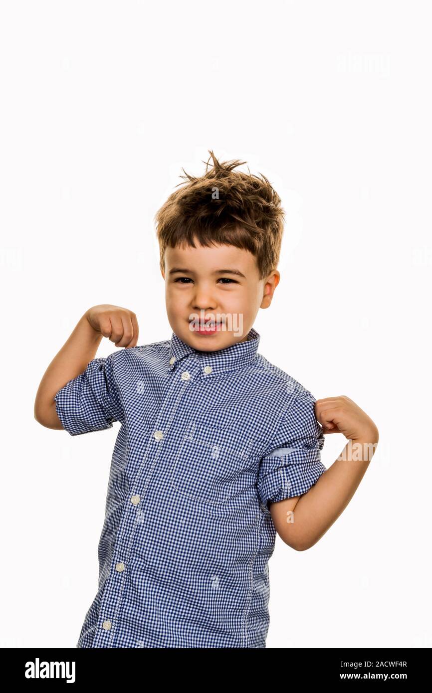 Little boy in pose Stock Photo Alamy