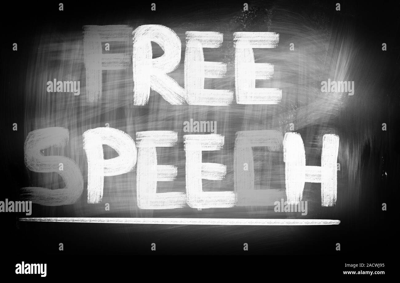 Free Speech Concept Stock Photo Alamy