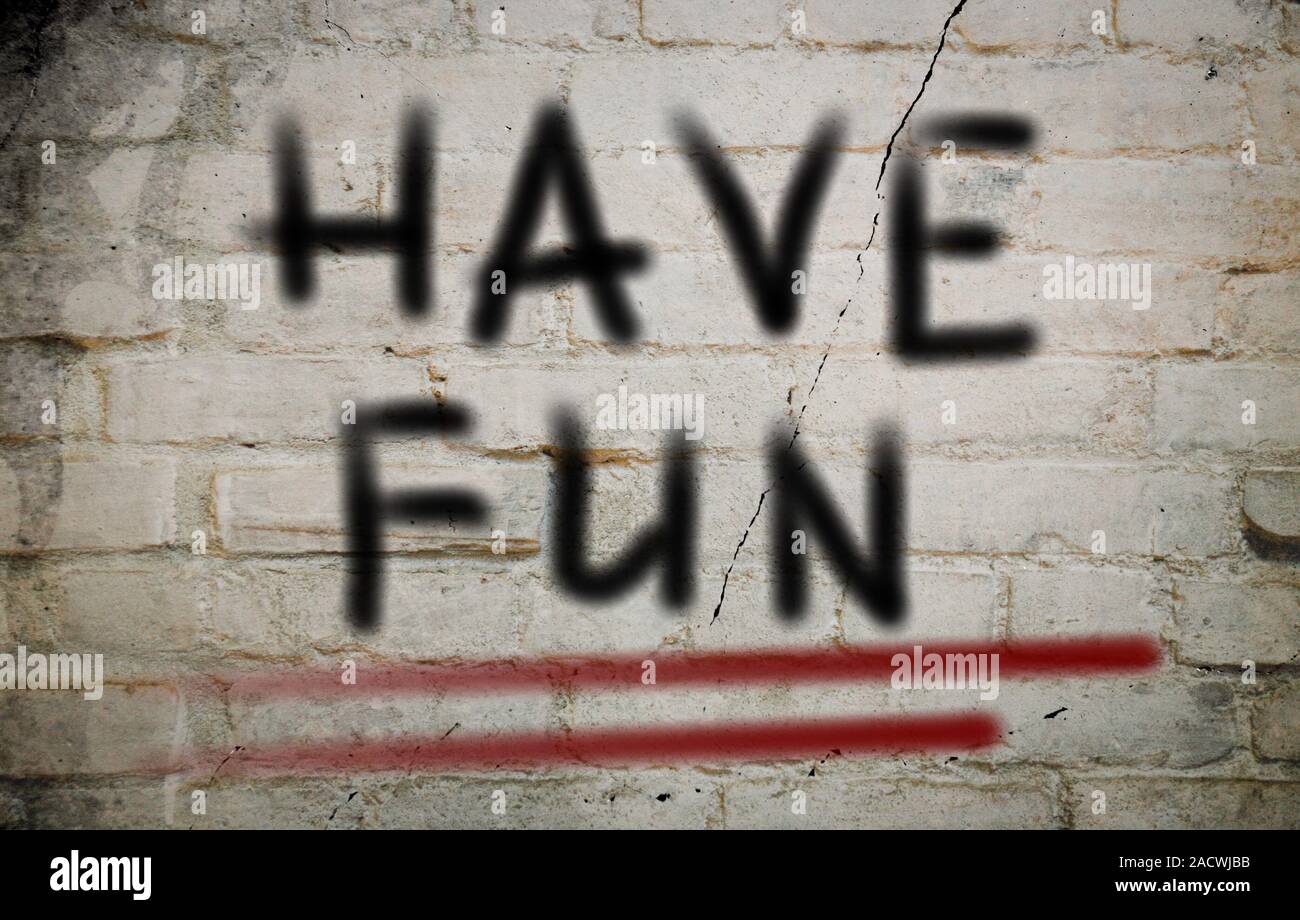Have Fun Concept Stock Photo - Alamy