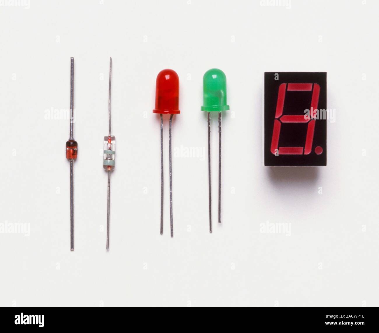 Collection of diodes Stock Photo Alamy