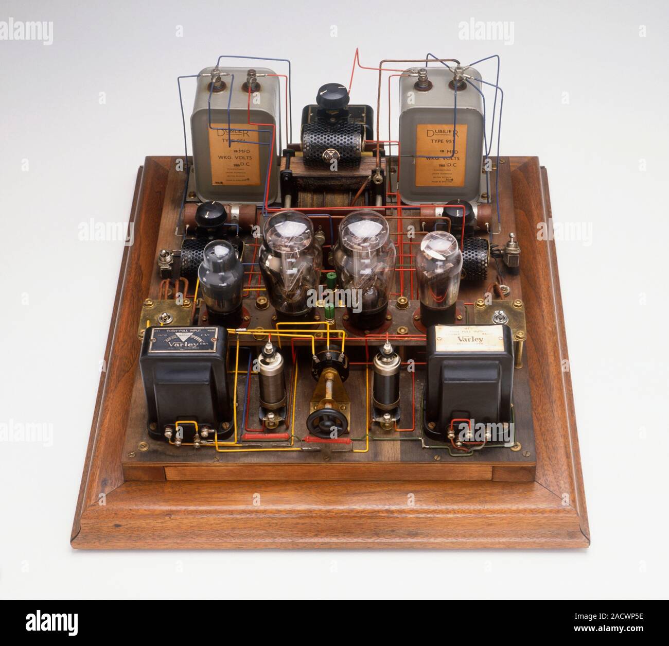 Home-made radio amplifier, 1920s Stock Photo - Alamy