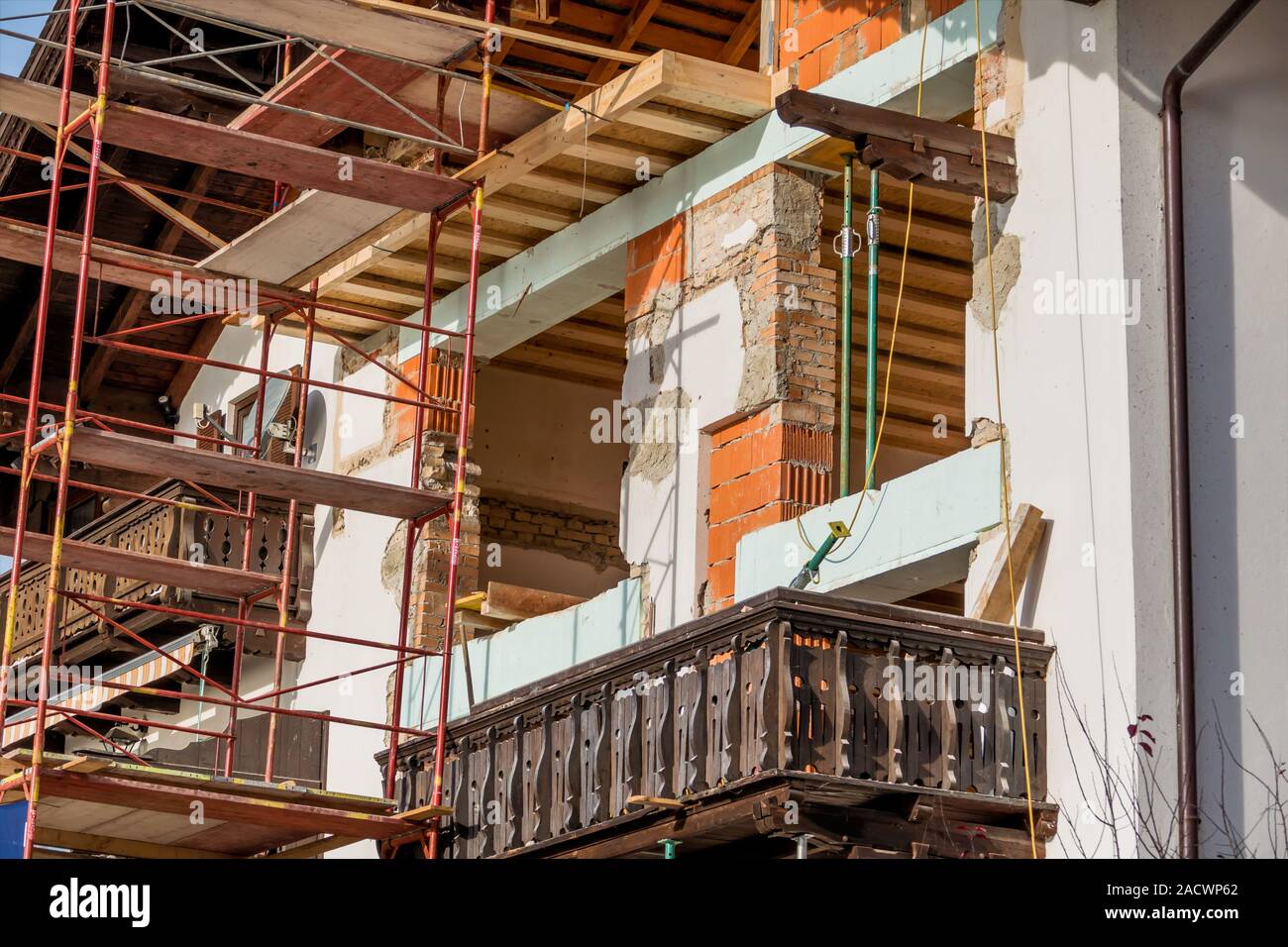 Conversion of a house Stock Photo Alamy