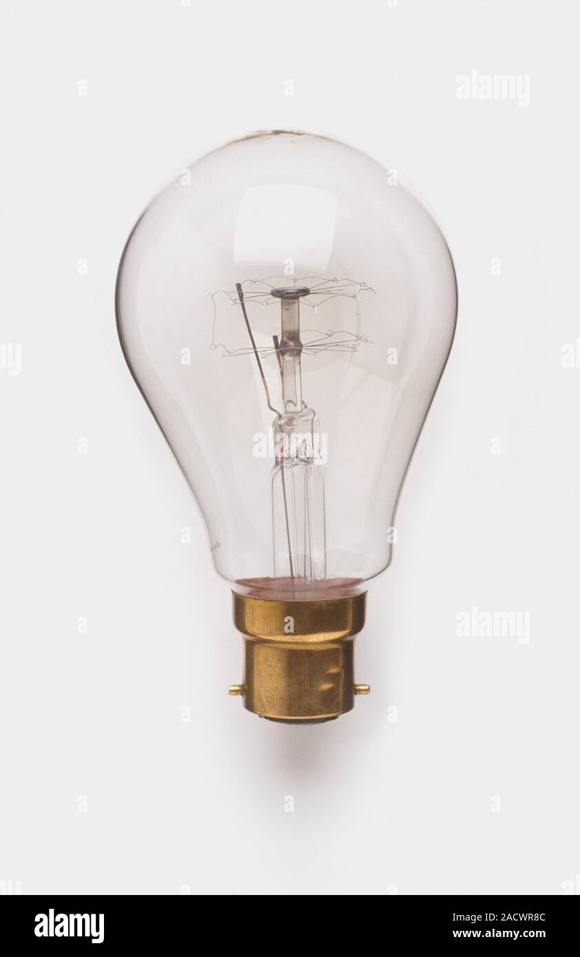 Light bulb with fitting Stock Photo Alamy