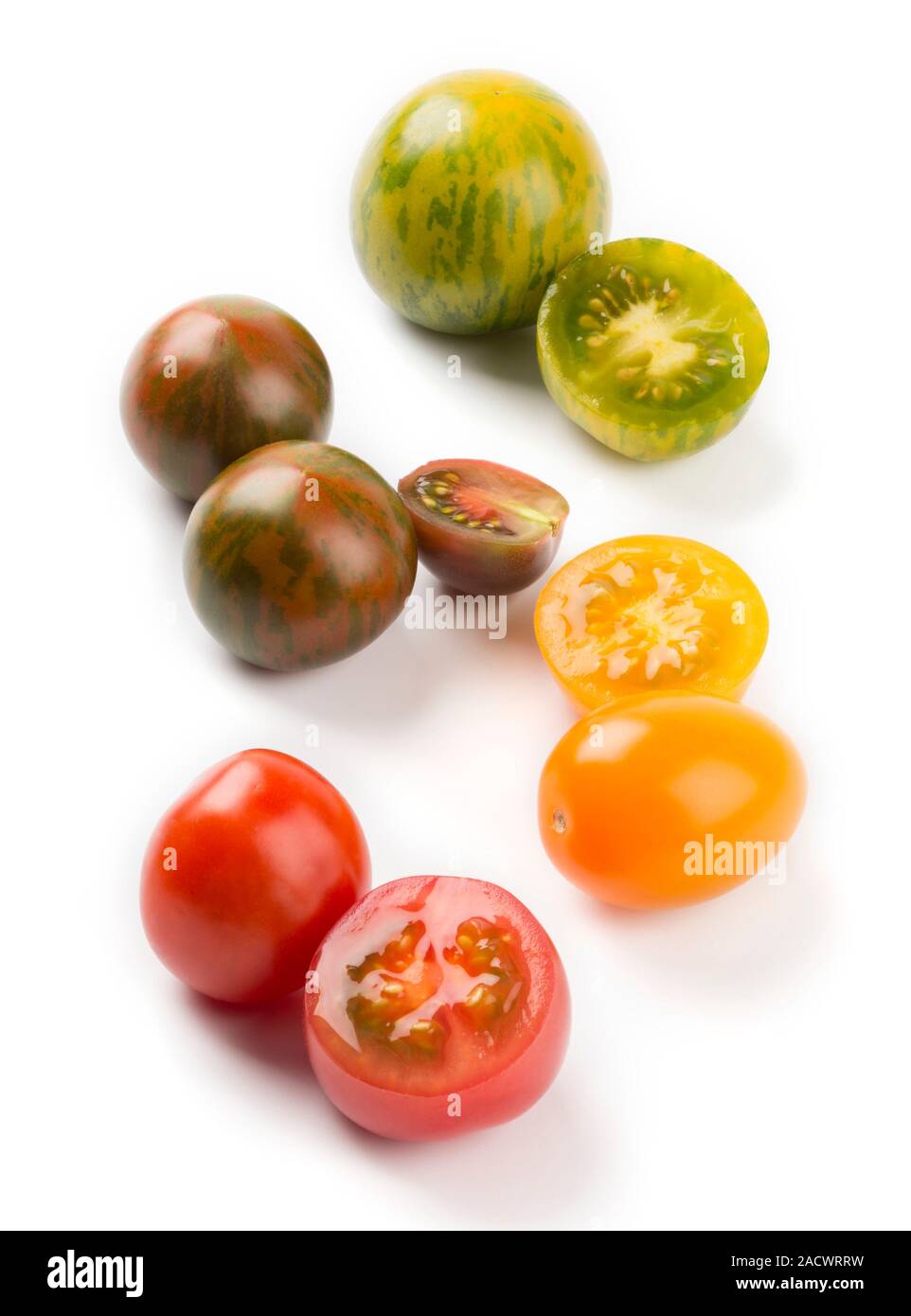 Heirloom cherry tomatoes. Heirloom (or heritage) tomatoes are older
