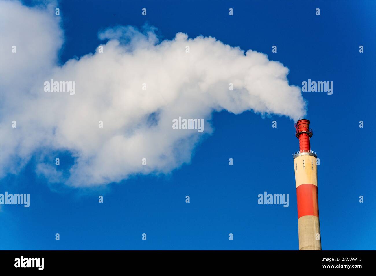 Industrial vent with exhaust gases Stock Photo Alamy