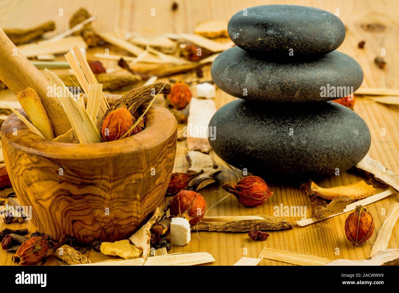 Tea for Traditional Chinese Medicine Stock Photo