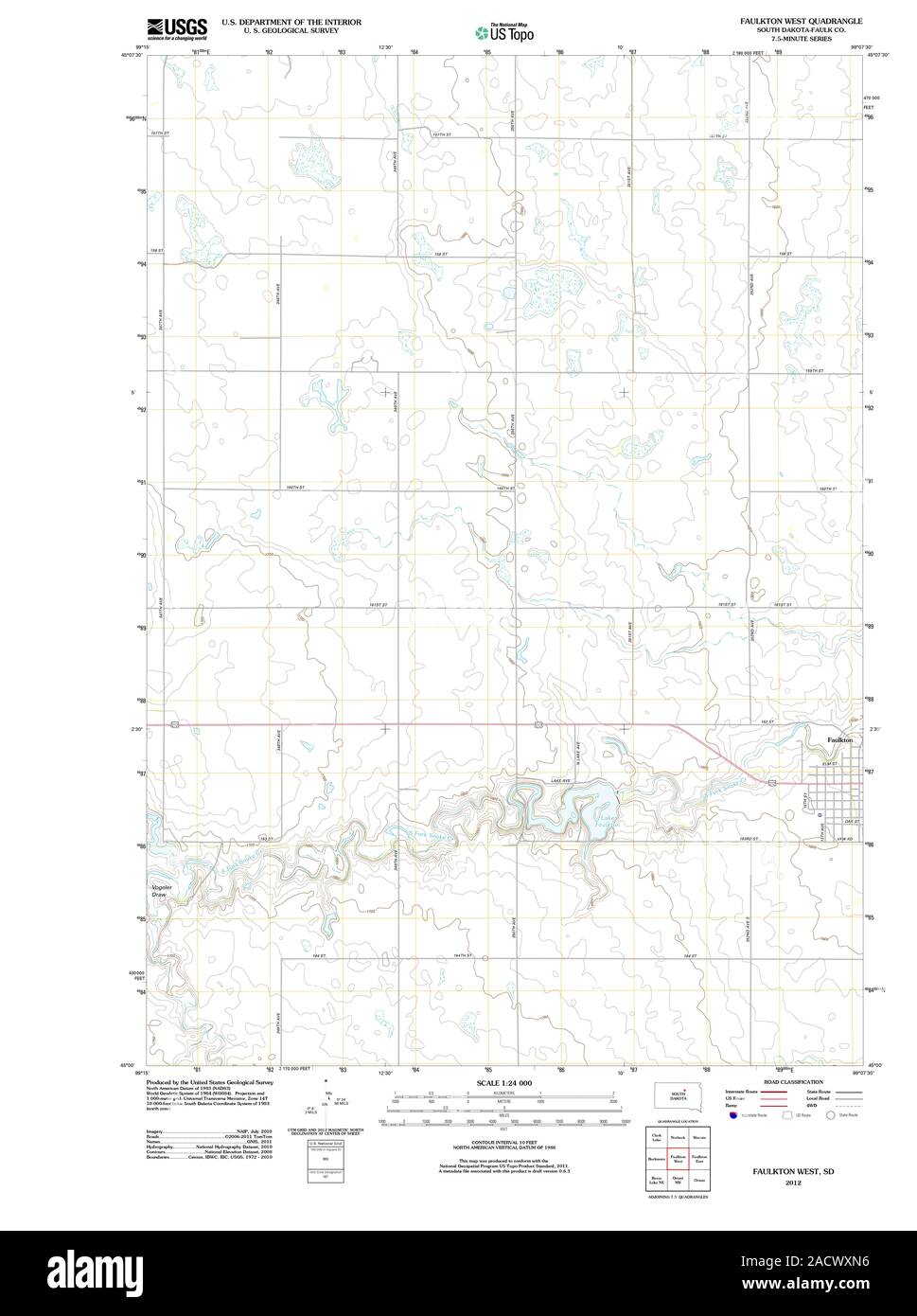 Faulkton map Cut Out Stock Images & Pictures Alamy