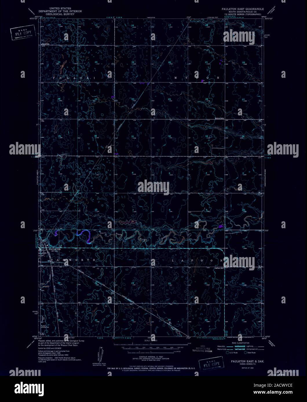Map of faulkton hires stock photography and images Alamy