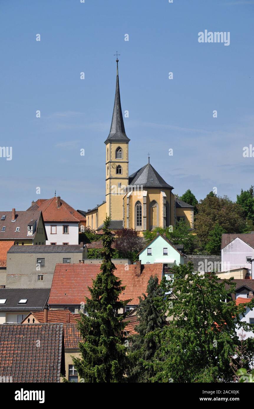 Church in Güntersleben Stock Photo Alamy