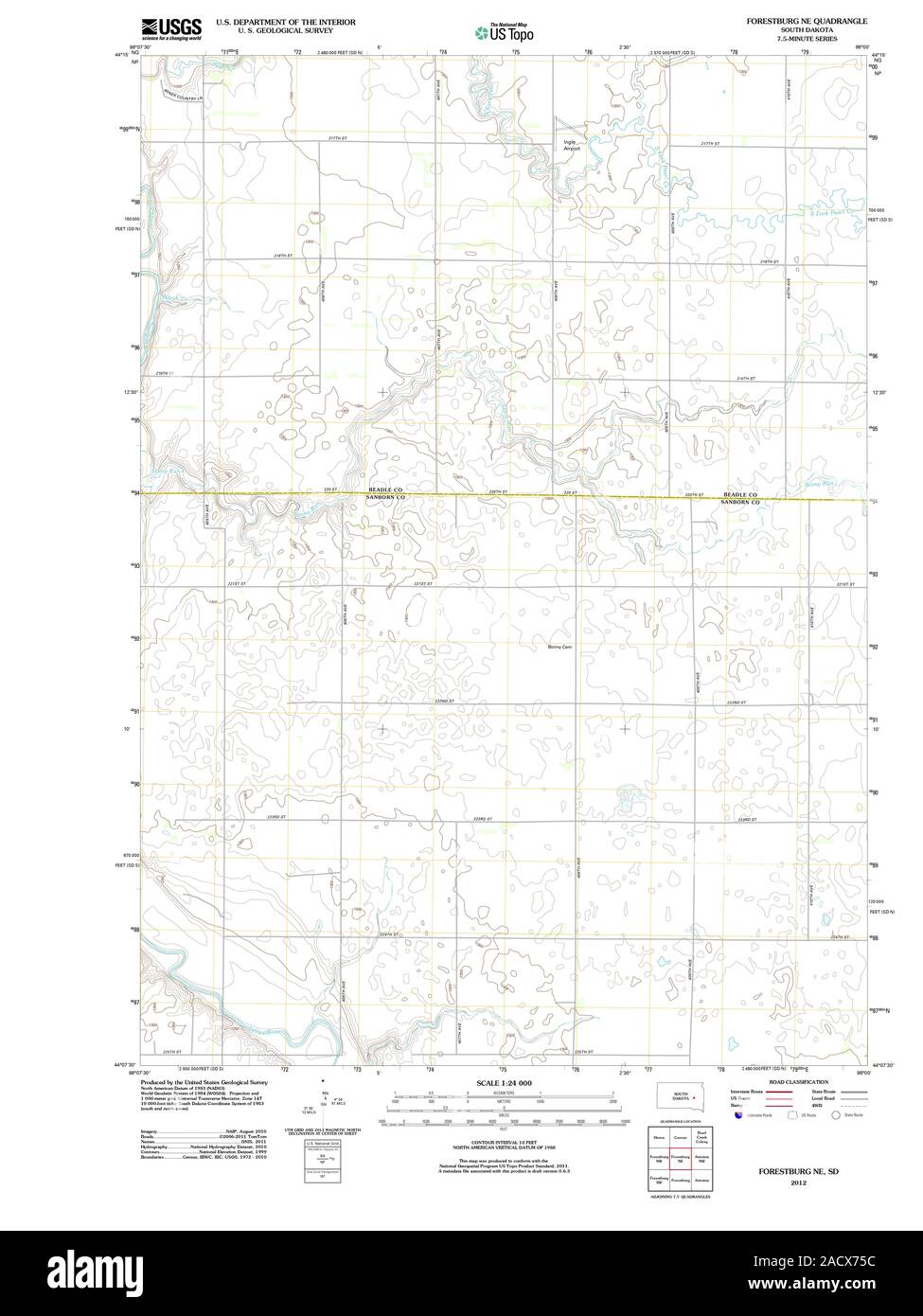 Forestburg map Cut Out Stock Images & Pictures Alamy
