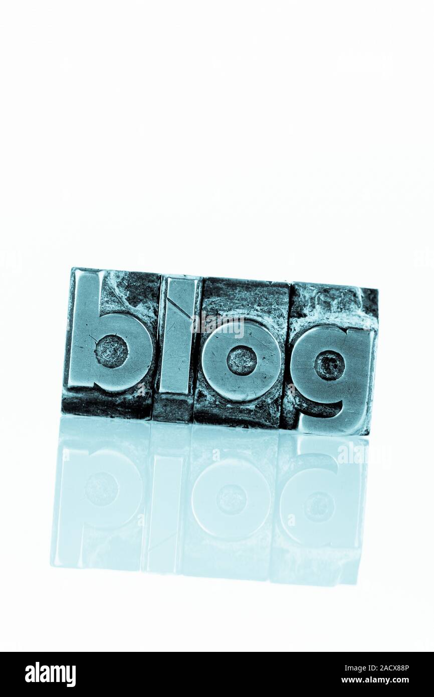 Blog letters Cut Out Stock Images & Pictures - Alamy