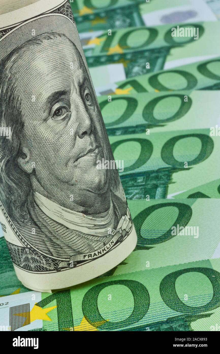 Us dollars euros hi-res stock photography and images - Alamy