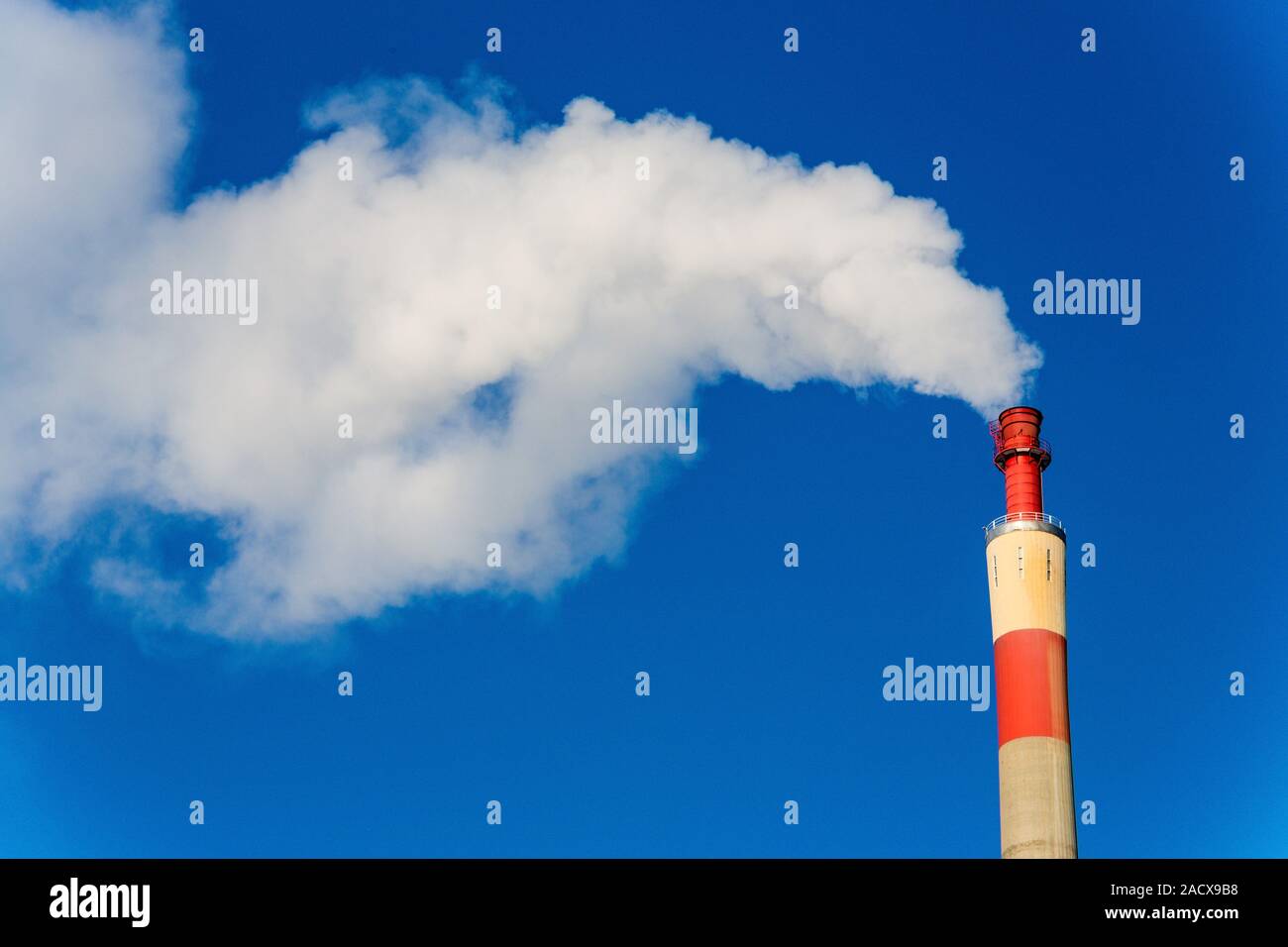 Industrial vent with exhaust gases Stock Photo Alamy