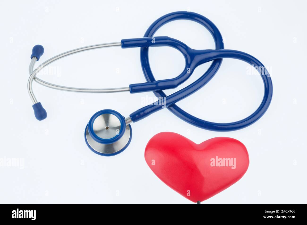 Stethoscope and a heart, Stock Photo