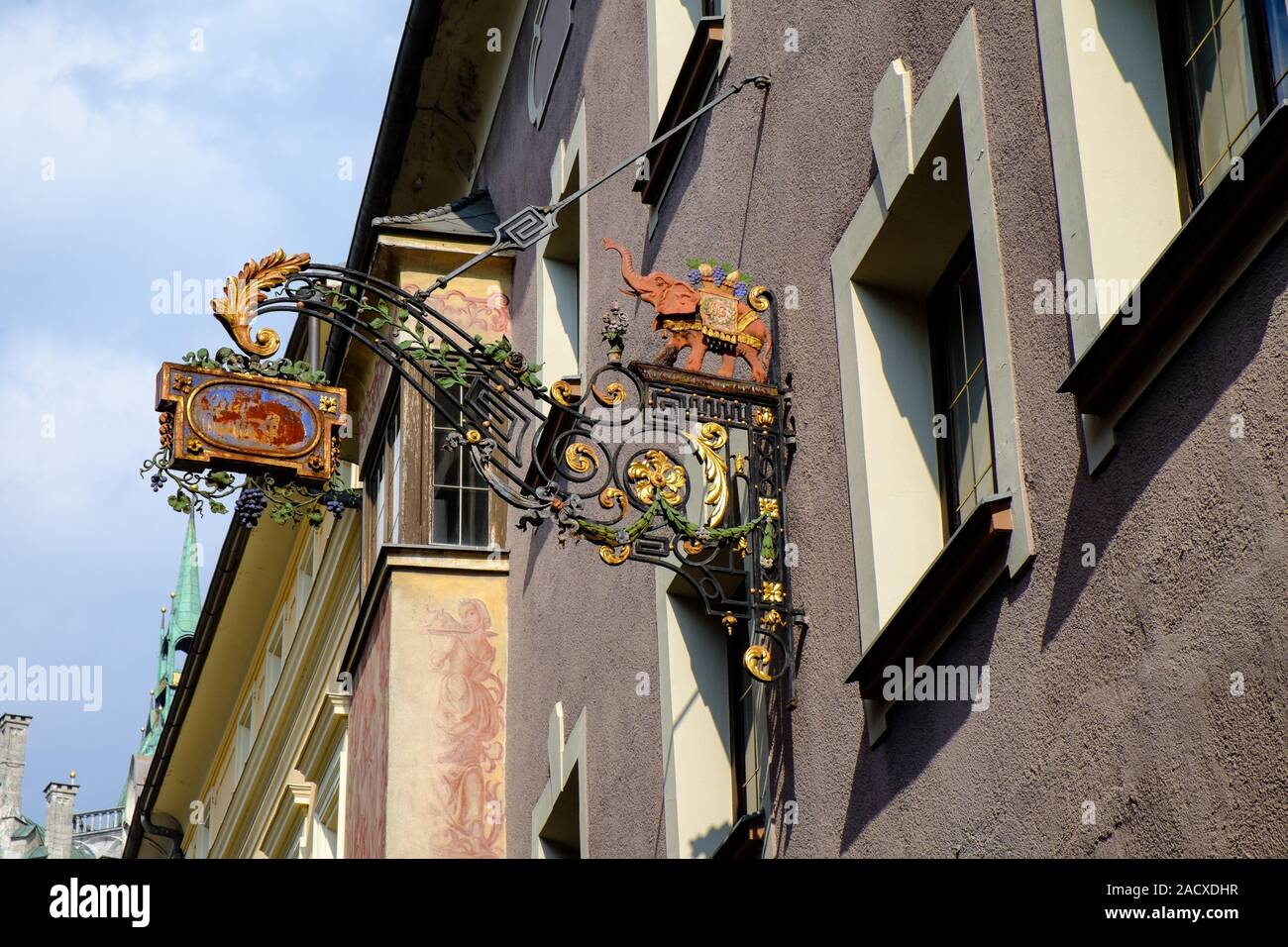 Old Town Schwaz, Tyrol, Austria Stock Photo
