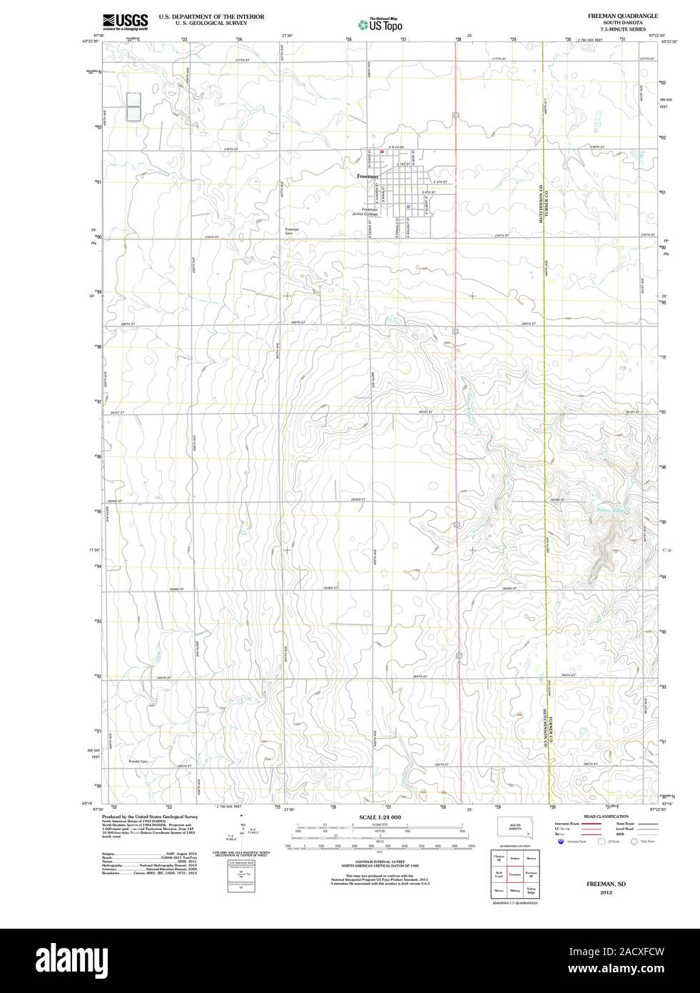 Map of freeman hires stock photography and images Alamy