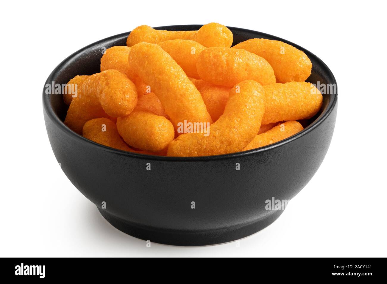 Cheese Puff Balls in Wooden Bowl on Light Background Stock Image - Image of  fried, cereal: 133510255