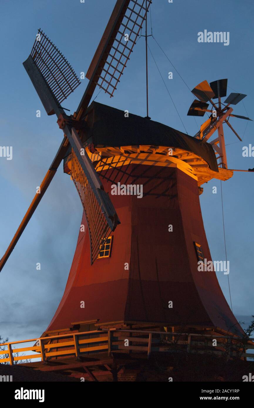 Windmill / Greetsiel |Windmuehle / Greetsiel Stock Photo