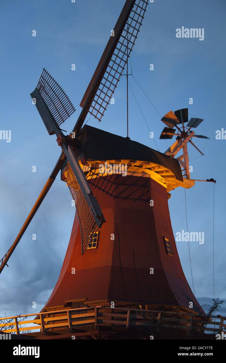 Windmill / Greetsiel |Windmuehle / Greetsiel Stock Photo