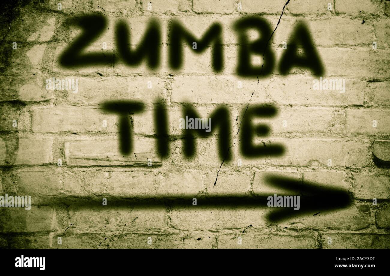 Zumba Time Concept Stock Photo