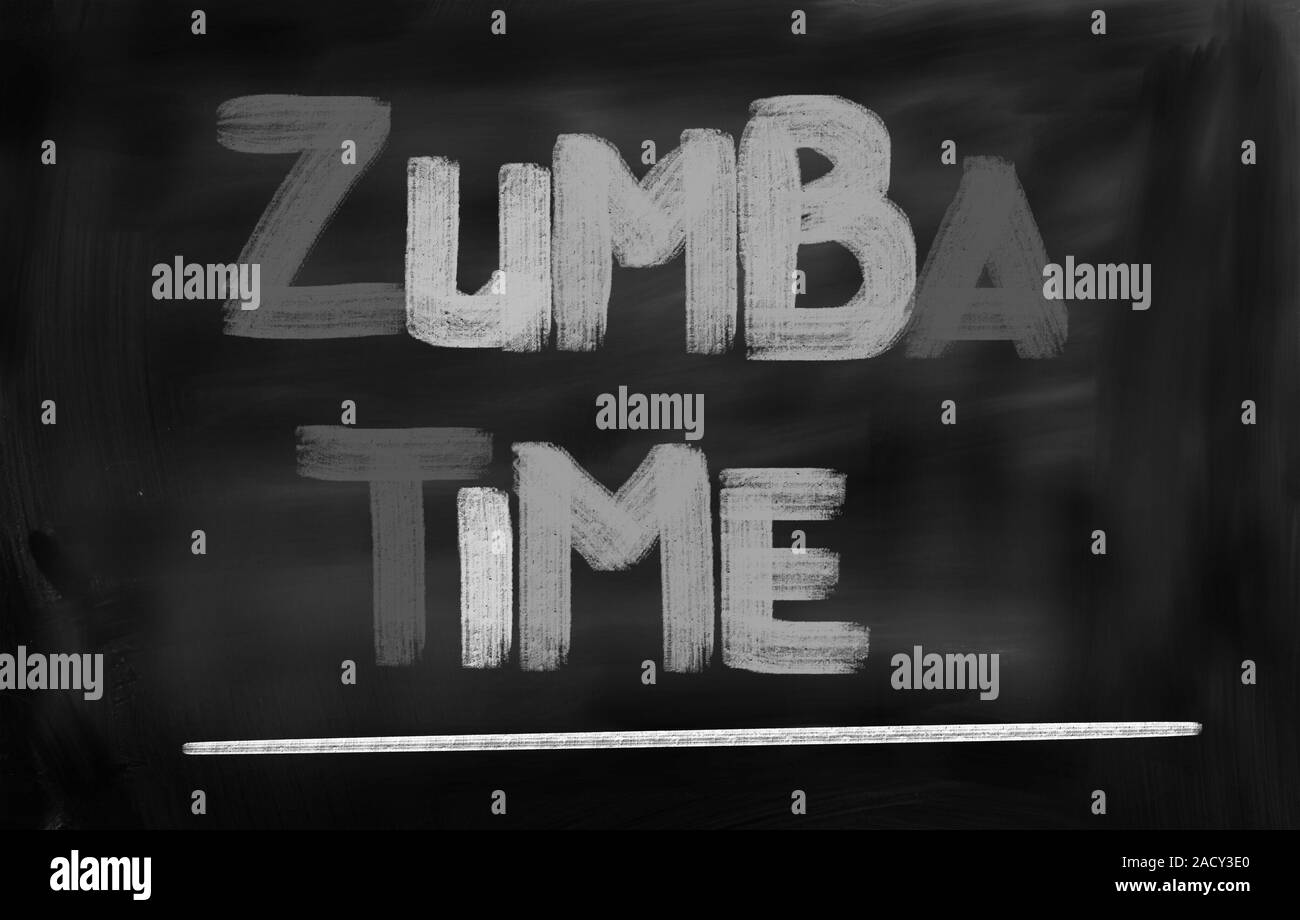 Zumba Time Concept Stock Photo