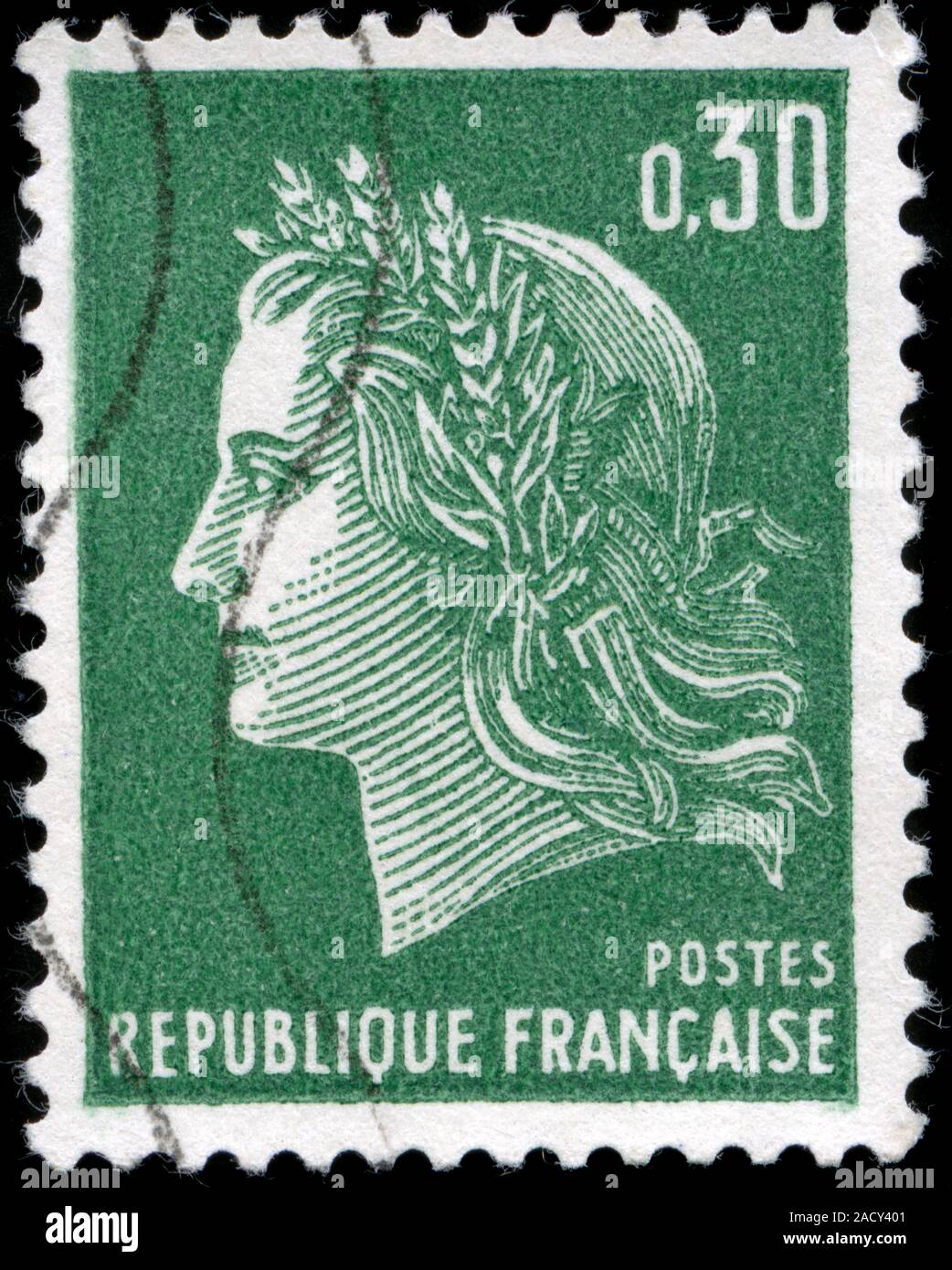 Postage stamp from France in the Marianne (Cheffer) series issued in