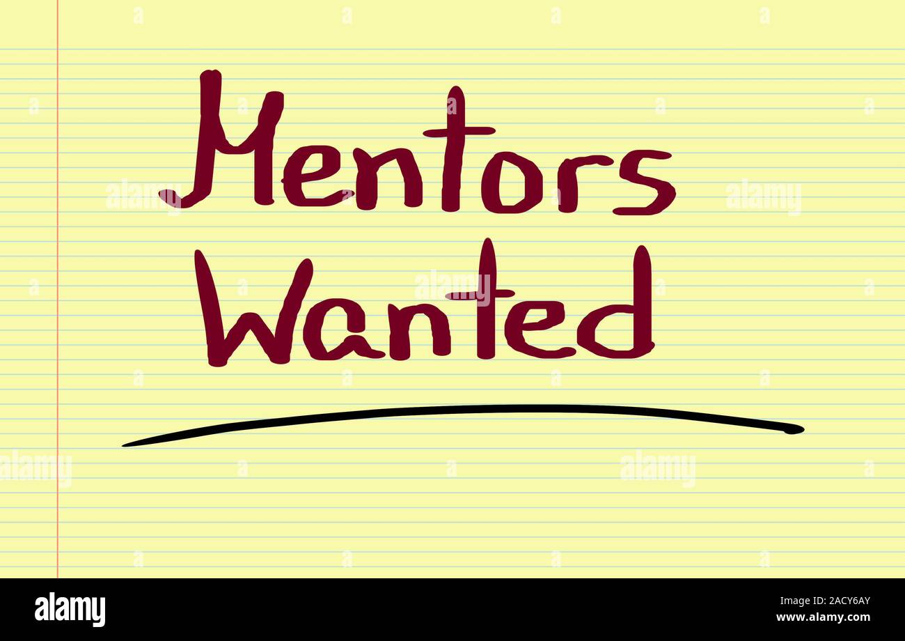 Mentors Wanted Concept Stock Photo