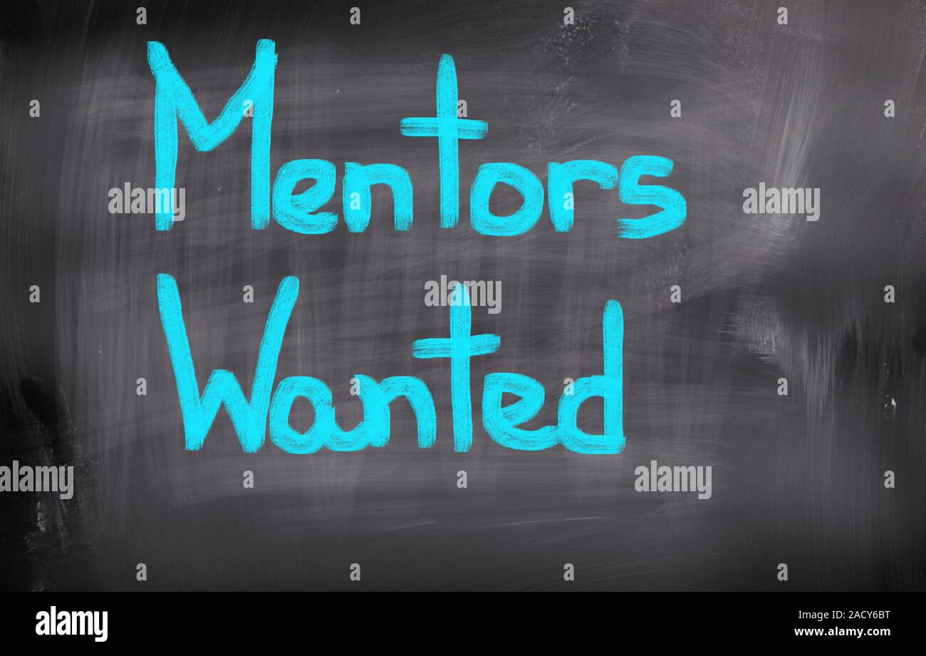Mentors Wanted Concept Stock Photo