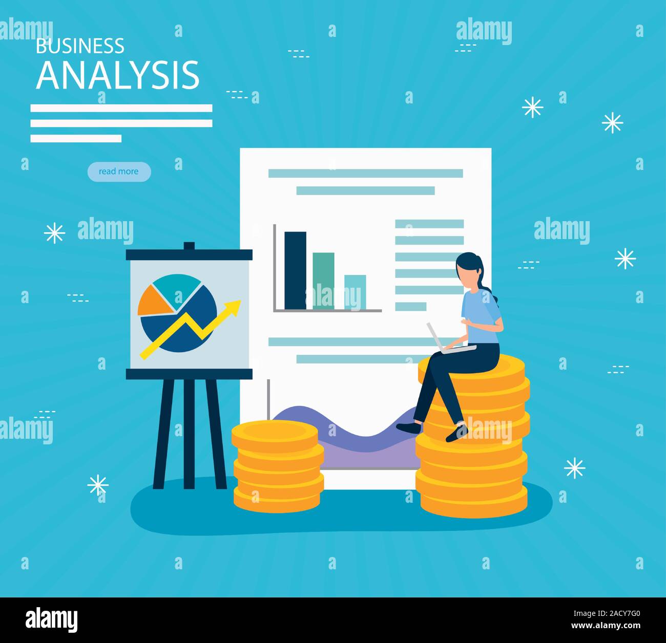 Business analysis statistics vector design Stock Vector Image & Art - Alamy