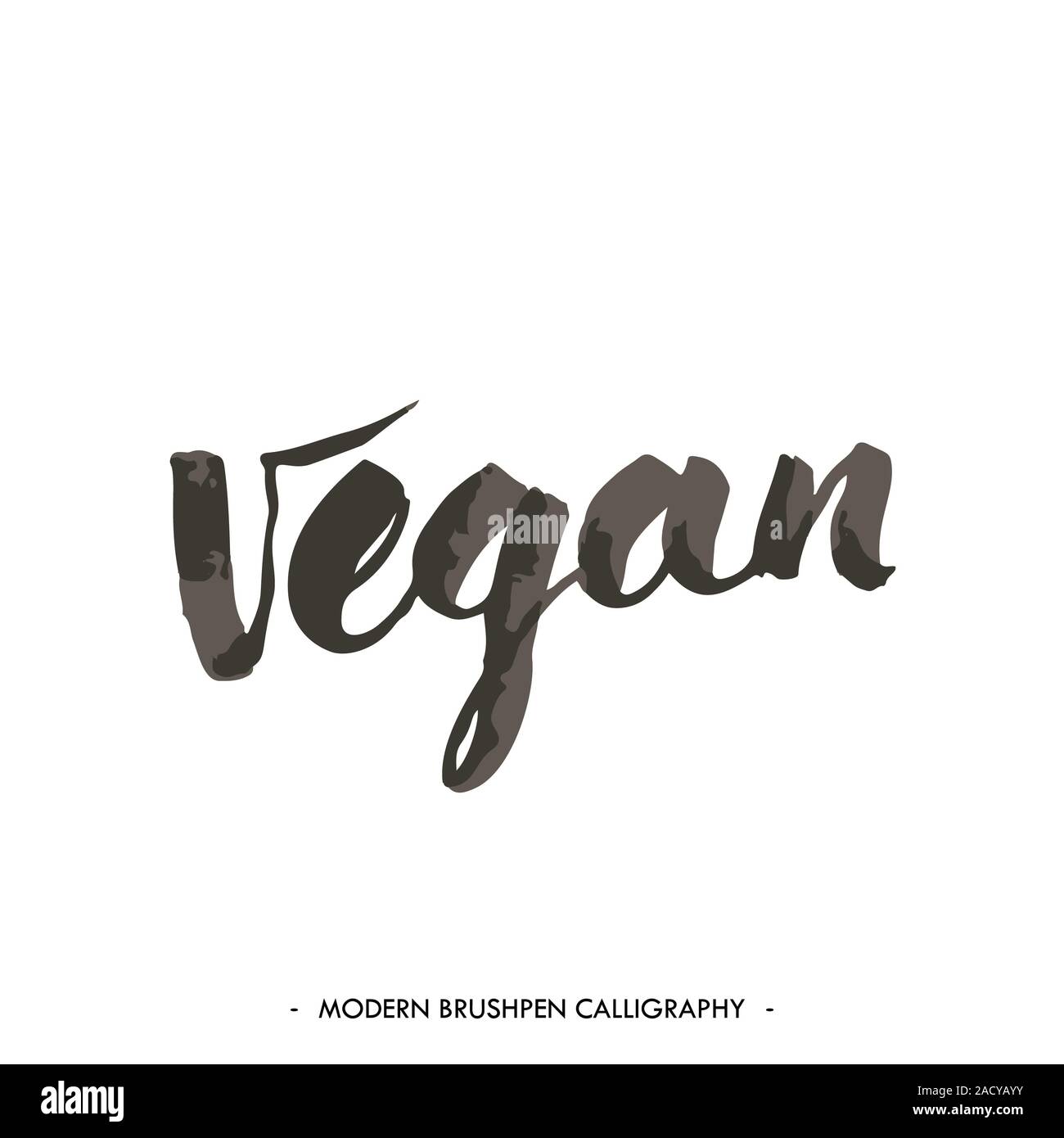 Vegan handwritten word Stock Photo Alamy