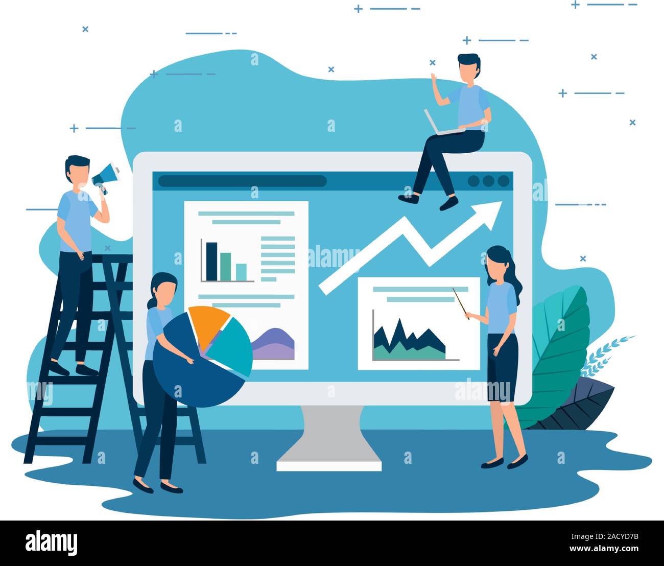 Business analysis statistics vector design Stock Vector Image & Art - Alamy