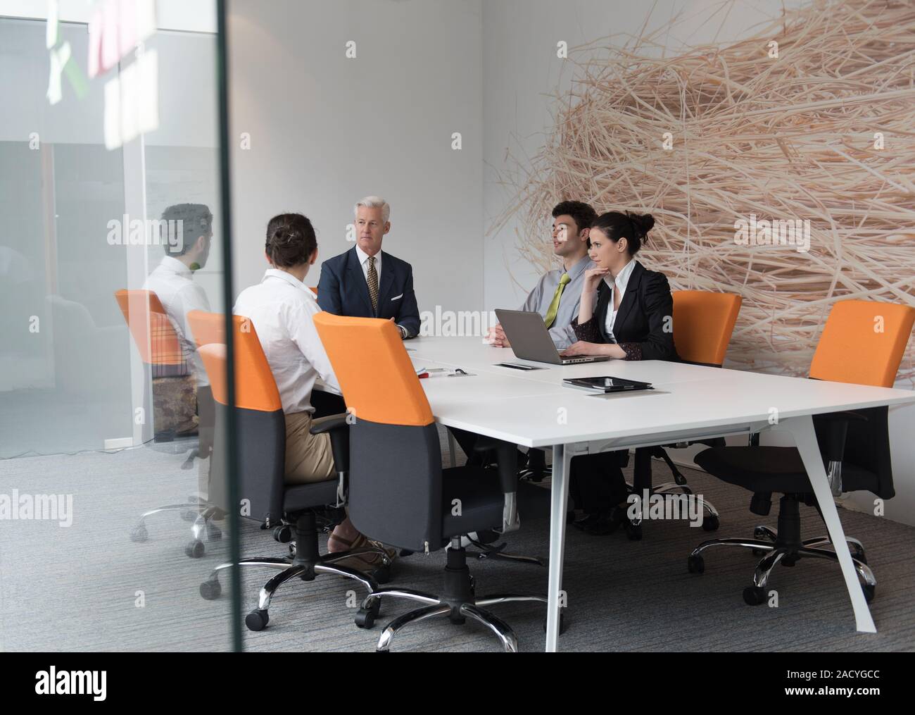 Business people group brainstorming on meeting Stock Photo - Alamy