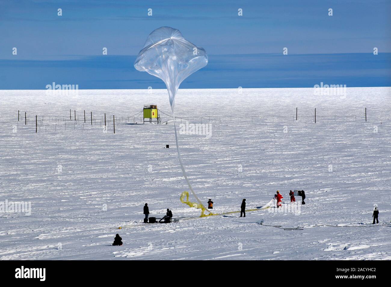 BARREL research balloon release. BARREL (Balloon Array for Radiation