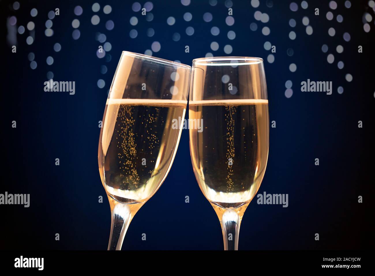 holiday champagne glasses