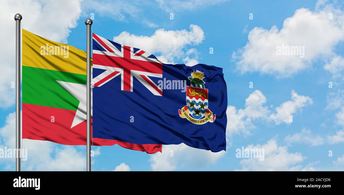 Myanmar cayman islands flag hi-res stock photography and images - Alamy