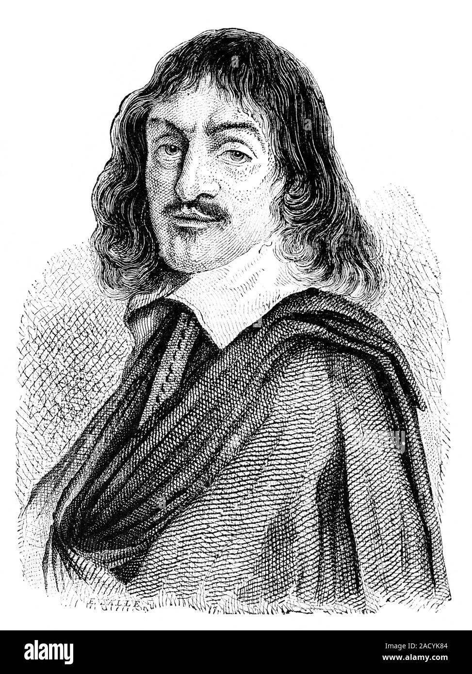 Rene Descartes (15961650), French mathematician and philosopher. His