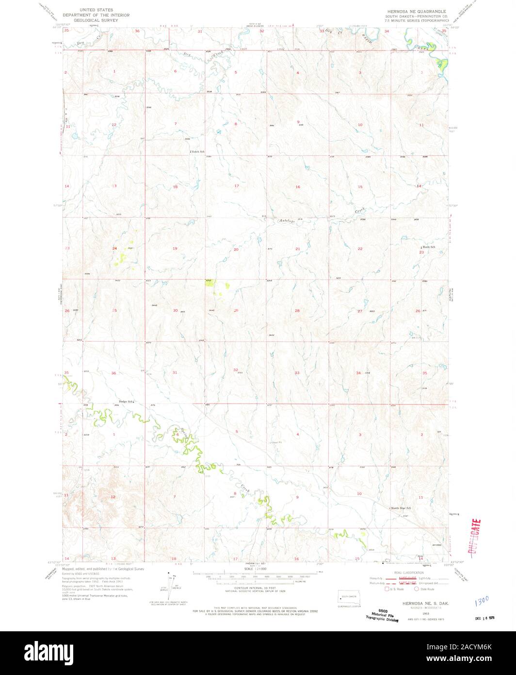 Map of hermosa south dakota hires stock photography and images Alamy