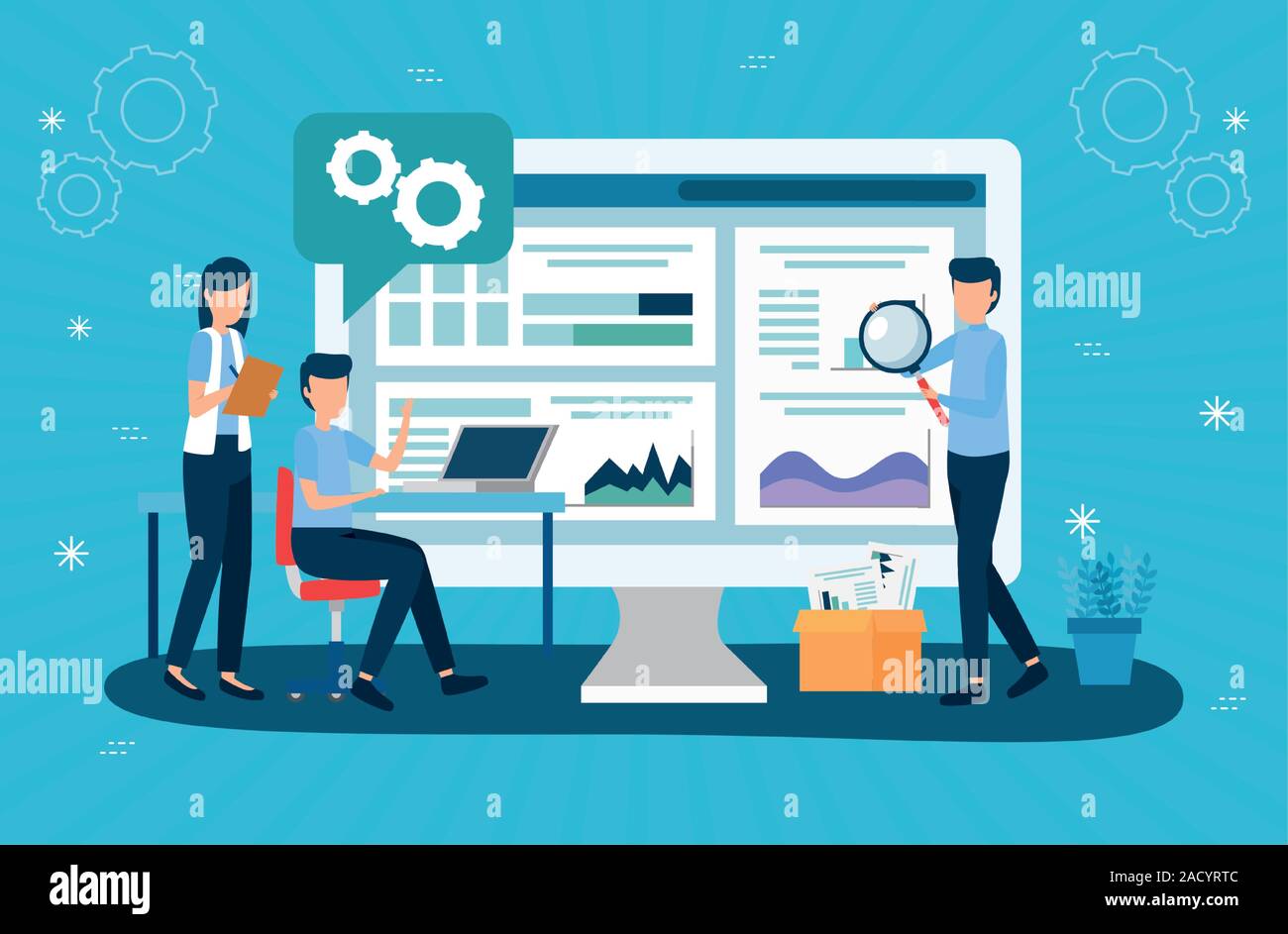 Business analysis statistics vector design Stock Vector Image & Art - Alamy