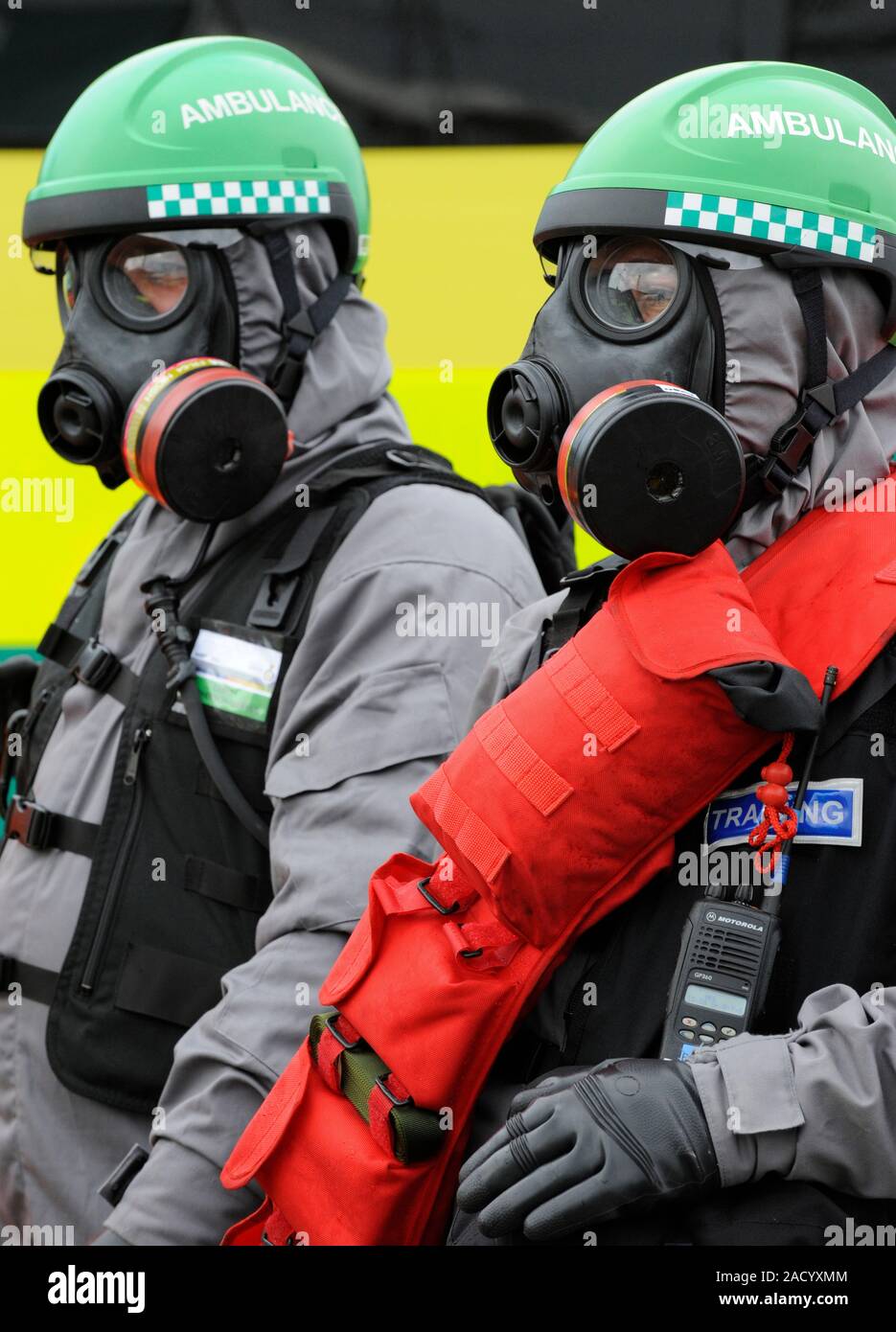 Radiation emergency response workers. Emergency ambulance workers in