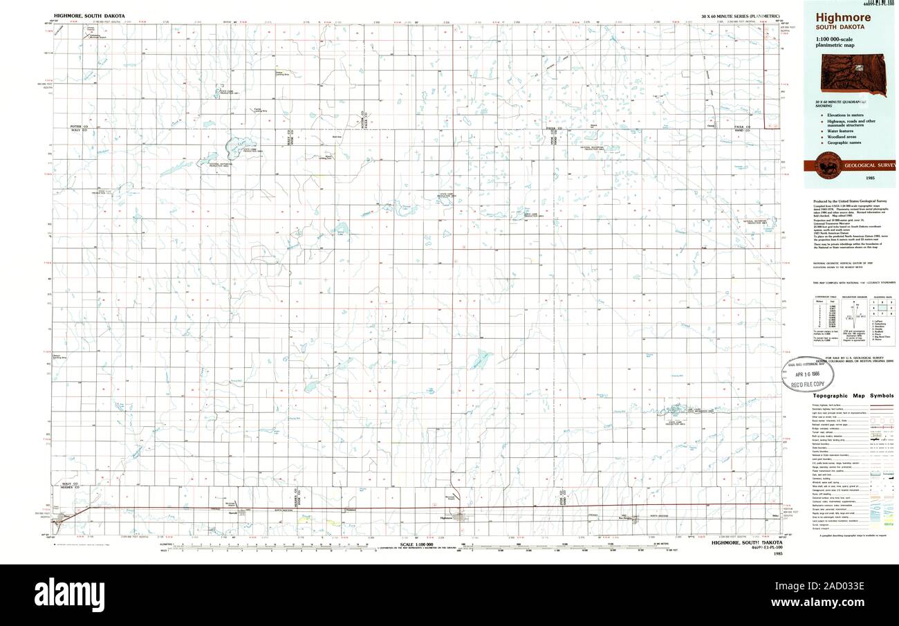 Map of highmore Cut Out Stock Images & Pictures Alamy