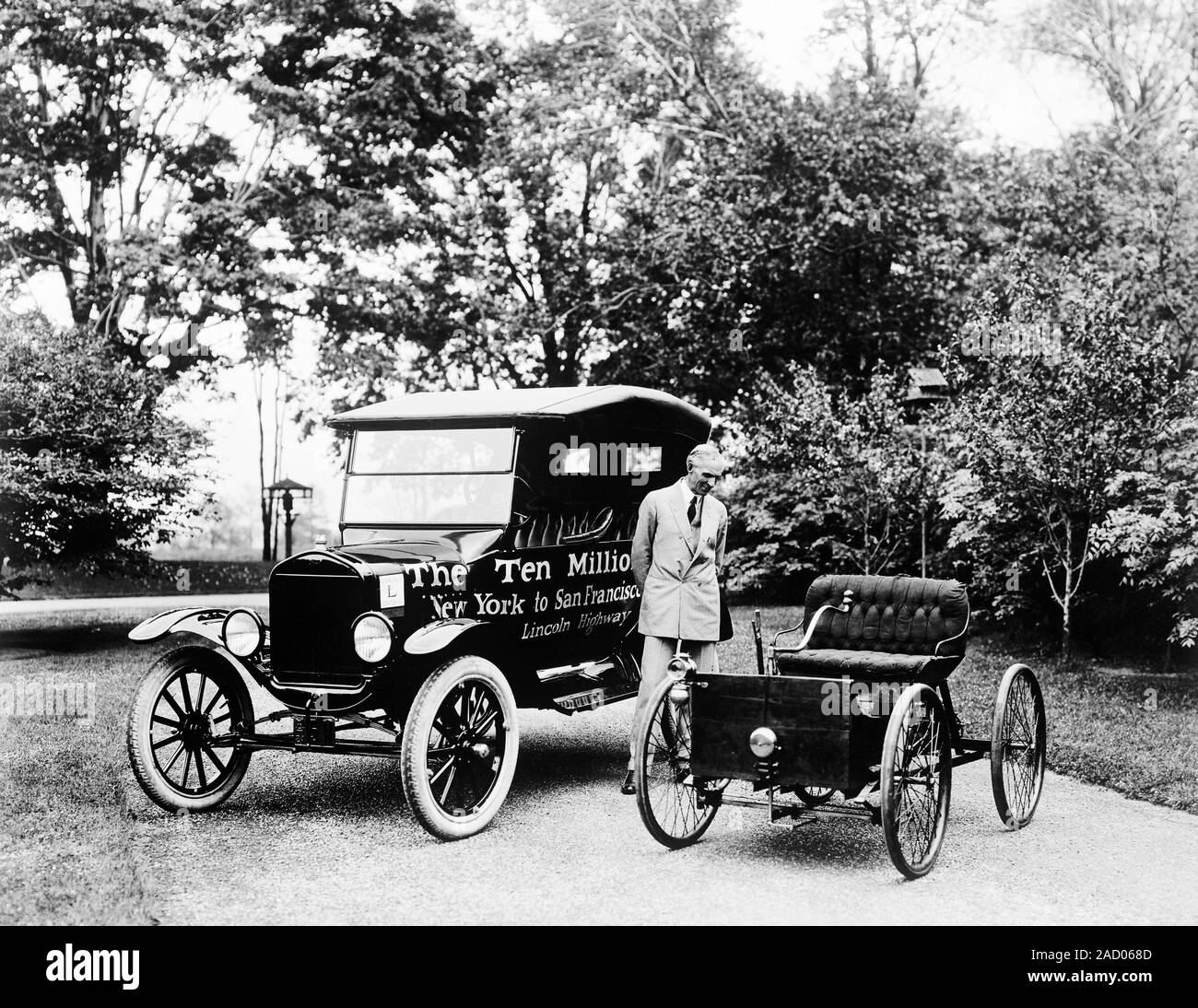 Henry Ford (1862-1947), US inventor, industrialist and automobile ...