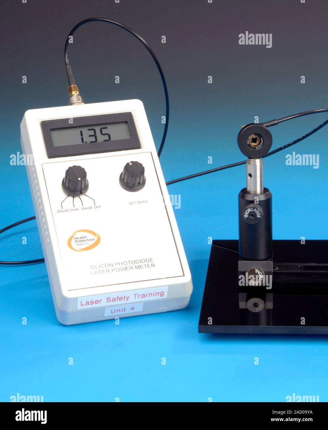 Photodiode laser power meter. This device uses a silicon photodiode to ... Circuit Diagram