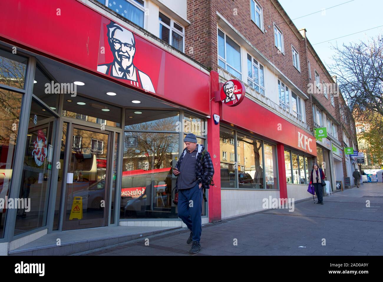 KFC branch UK Stock Photo