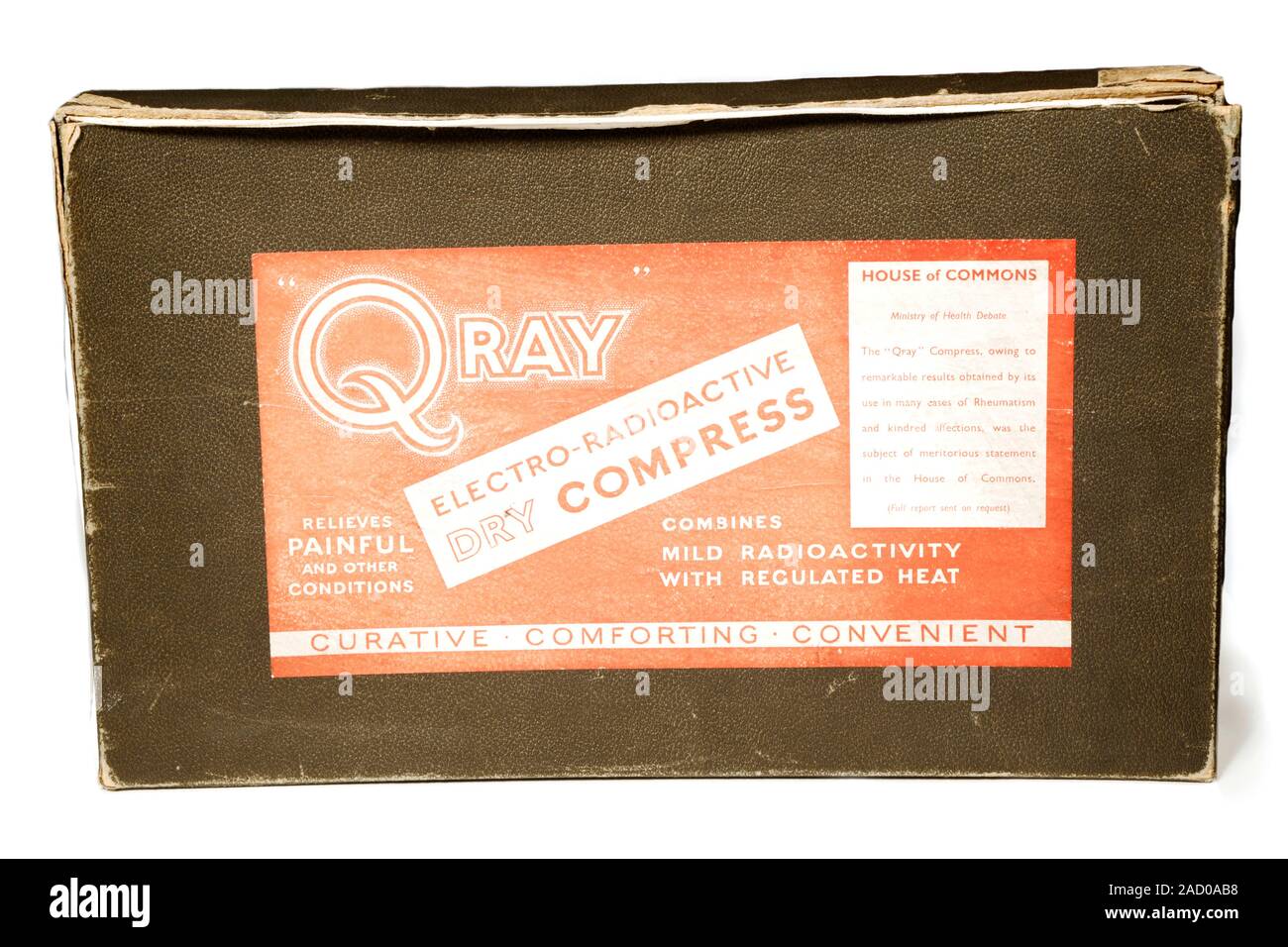 Radium compress. Early 20th Century Q-Ray Electro-Radioactive Dry ...