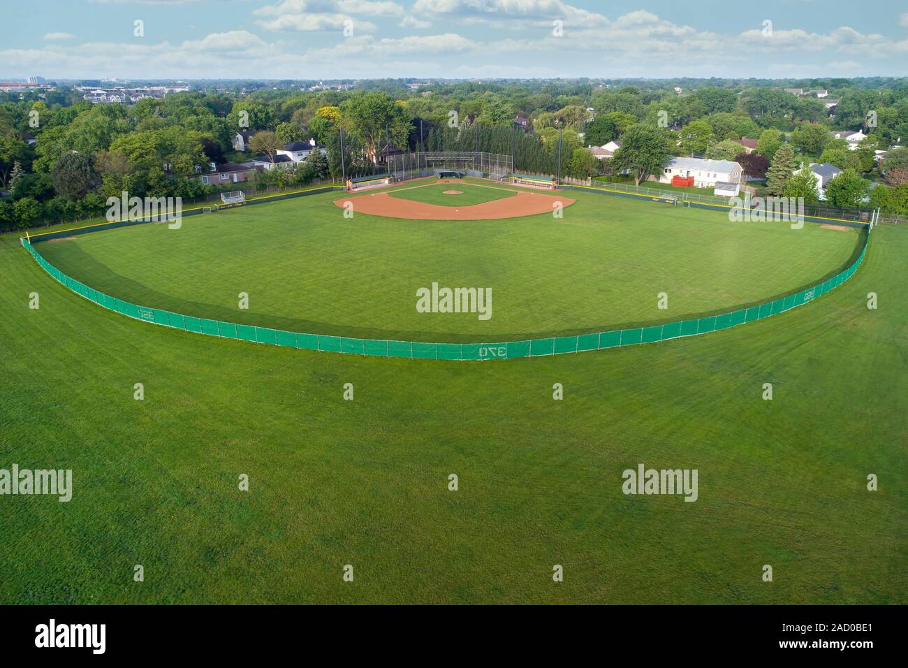 High School Baseball Diamond Dimensions